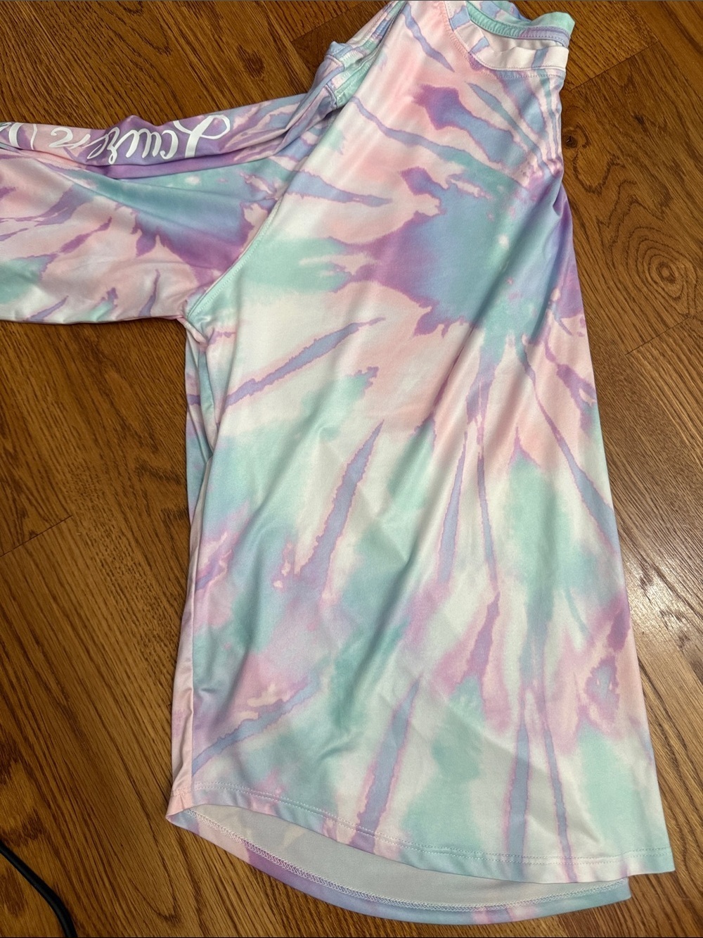 Lauren James Pastel Tie Dye Long Sleeve Sun Shirt XL NWOT - Picture 7 of 7